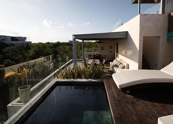 Amazing Penthouse & With Private Pool, Terrace , Roof And Hot Tub In Jungle Tulum