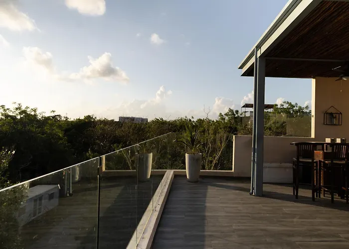 Amazing Penthouse & With Private Pool, Terrace , Roof And Hot Tub In Jungle *